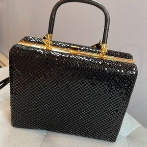Black mesh pocketbook